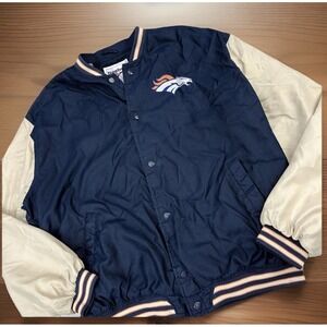 Vintage Reebok Denver Broncos Varsity Jacket Mens Large
